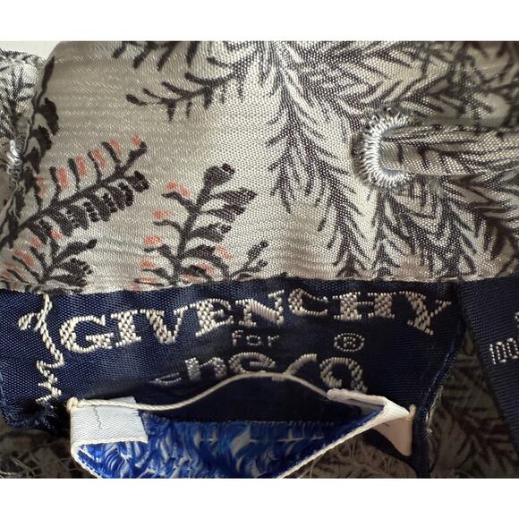 Givenchy for chesa VTG Botanical Print 70s Button Up Puff Sleeve Blouse Shirt 8 - Picture 5 of 10